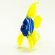Glass Blue Fish Figurine in Glass Figurines Sea Life Creatures category