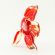 Glass Red Fin Fish Figure in Glass Figurines Sea Life Creatures category
