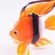 Glass Golden Fish Figure in Glass Figurines Sea Life Creatures category