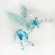 Blue Pegasus Figure in Glass Figurines Wild  Animals category