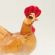 Glass Hen in Glass Figurines Birds category