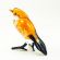 Sparrow Glass Figurine in Glass Figurines Birds category