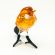 Sparrow Glass Figurine in Glass Figurines Birds category