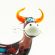 Cow Violet Glass Figurine in Glass Figurines Farm Animals category