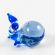 Mini Glass Whale in Glass Figurines Miniature Figurines category