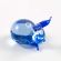 Mini Glass Whale in Glass Figurines Miniature Figurines category