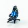 Little Blue Tomtit Bird in Glass Figurines Miniature Figurines category