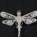 Finift Brooch Large Dragonfly in Finift Jewelry Brooches category