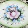 Enamel Brooch Cruise Green in Finift Jewelry Brooches category