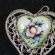 Enamel Brooch Leaf Green in Finift Jewelry Brooches category