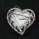Enamel Brooch Leaf Blue in Finift Jewelry Brooches category