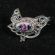 Enamel Brooch Bird in Finift Jewelry Brooches category