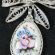 Finift Brooch Bow White in Finift Jewelry Brooches category