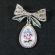 Finift Brooch Bow Lilac in Finift Jewelry Brooches category