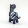 Glass Black Zebra Figurine in Glass Figurines Wild  Animals category