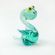 Glass Green Dragon Figurine in Glass Figurines Wild  Animals category