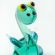 Glass Green Dragon Figurine in Glass Figurines Wild  Animals category