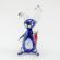 Glass Blue Rabbit in Glass Figurines Wild  Animals category