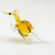 Blown Glass Kangaroo Figurine in Glass Figurines Wild  Animals category