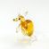 Blown Glass Kangaroo Figurine in Glass Figurines Wild  Animals category