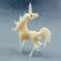 Glass Unicorn Figurine White in Glass Figurines Wild  Animals category