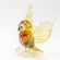 Glass Owl Figurine in Glass Figurines Birds category