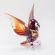 Glass Red Owl Figurine in Glass Figurines Birds category