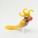 Yellow Glass Parrot in Glass Figurines Birds category