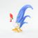 Glass Brave Rooster in Glass Figurines Birds category