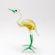 Glass Heron Figurine in Glass Figurines Birds category