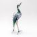 Glass Crane Figurine in Glass Figurines Birds category