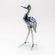 Glass Crane Figurine in Glass Figurines Birds category