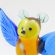 Glass Owl Figurine in Glass Figurines Birds category
