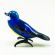 Blue Tomtit Glass Figure in Glass Figurines Birds category
