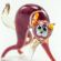 Red Scared Cat Glass Figurine in Glass Figurines Cats category