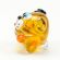 Glass Figurine Fat Cat in the Hat in Glass Figurines Cats category