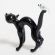 Cat and White Mouse in Glass Figurines Cats category