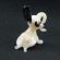 Glass Small White Dog in Glass Figurines Dogs category