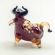Glass Bull in Glass Figurines Farm Animals category