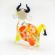 Glass Little Yellow Bull in Glass Figurines Farm Animals category