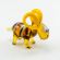 Glass Figurine Ram with Blue Horns in Glass Figurines Farm Animals category