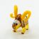 Glass Figurine Ram with Blue Horns in Glass Figurines Farm Animals category