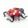 Glass Ladybird Figurine Red Color in Glass Figurines Insects category