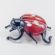 Glass Ladybird Figurine Red Color in Glass Figurines Insects category