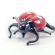 Glass Ladybird Figurine Red Color in Glass Figurines Insects category