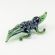 Crocodile Glass Figure in Glass Figurines Reptiles category