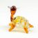 Glass Beige Turtle in Glass Figurines Reptiles category