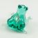 Glass Frog Miniature in Glass Figurines Reptiles category