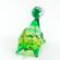 Green Jolly Turtle in Glass Figurines Reptiles category