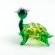 Green Jolly Turtle in Glass Figurines Reptiles category